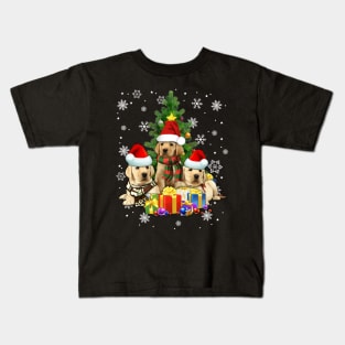 labrador retriever christmas tshirt Kids T-Shirt